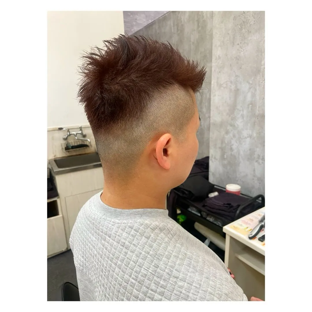 【赤めのカラー流行ってます】